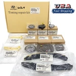 Timing Chain Kit For Hyundai Kia 2.0L 2.4L G4KH G4KJ Turbo 244102G810 243222G350 New. Price: $128.53.