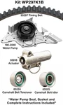 Dayco WP297K1B Engine Timing Belt Kit With Water Pump New. Price: $296.43.