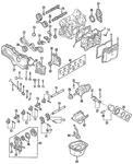 Genuine Subaru Bracket 13156AA062 New. Price: $41.03.