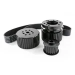 Black Gilmer Style Belt Pulley Kit Ford Small Block V8 New. Price: $217.29.
