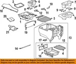 Gm Oem 03-26 Acadia Limited Center Console-tray Bumper 22611883 New. Price: $28.99.