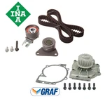 Timing Belt Tensioner Idler Pulley Water Pump Oes For Volvo C30 C70 S40 V70 New. Price: $187.38.