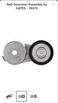 Gates - 39375 Automatic Belt Tensione Fit Chevy Malibu 2017 New. Price: $36.18.