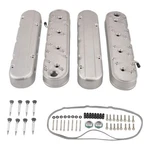 Natural Valve Covers Aluminum Hidden Coils Smooth Top For Chevy Small Block New. Price: $139.99.