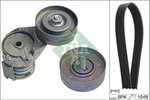 Ina 529 0108 10V-RIBBED Belt Set For Seat, Skoda, Vw Neu. Price: $100.23.