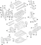 Genuine Volkswagen 2013-2021 Atlas Golf Timing Chain Tensioner 06K-109-467-Q New. Price: $64.94.