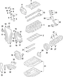 Genuine Volkswagen Engine Balance Shaft Chain Tensioner 06H-109-467-AT New. Price: $55.44.