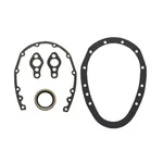 Small Block Chevy Piece Timing Cover Gasket Set 262-400 Seals Included New. Price: $12.95.