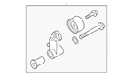 Genuine Hyundai Tensioner Arm 24840-37120 New. Price: $150.13.