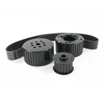 Short Water Pump Gilmer Style Belt Pulley Kit For Chevy Small Block V8 - Black New. Price: $217.29.