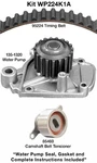 Dayco WP224K1A Engine Timing Belt Kit With Water Pump New. Price: $118.34.