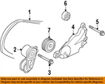 Nissan Oem 11-24 370Z Cooling Belts Pulleys-belt Tensioner 119551EA0D New. Price: $236.39.