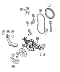 Genuine Mopar Chain Tensioner 68472749AB New. Price: $9.02.