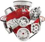 Billet Specialties Tru Trac Bbc,serpentine Front Engine Kit,alternator,p/s Pump New. Price: $2173.95.