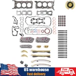 Engine Timing Chain Kit Head Gasket For 2013-2020 Kia Hyundai Santa Fe 3.3L V6 New. Price: $189.95.
