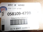 Usa Mtc Audi Vw Engine Timing Belt Tensioner 058109479 4382 New. Price: $37.50.