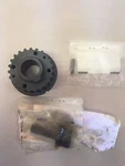 New Oem '90-'91 Short Nose Mazda Miata Timing Belt Pulley, Key And Crank Bolt. Price: $92.00.