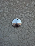 Chrome Idler Pulley Cover Part# 722227-4 New. Price: $15.00.