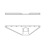 Tramec Sloan TZ0207CS Trailer Landing Gear Brace Leg Mounting Bracket Only, 48", New. Price: $148.32.