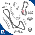 Kit Cadena Distribucion For Porsche Cayenne 955 Turbo Sport Utility V8 4.5 New. Price: $427.52.