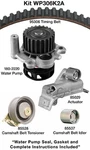 Dayco WP306K2A Engine Timing Belt Kit With Water Pump New. Price: $219.81.