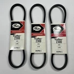 Gates Truflex 2300 4L300 Wrapped V-belt 1/2"X30" 3-PACK Bundle New. Price: $15.17.