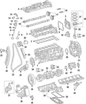 Genuine Mercedes-benz Chain Tensioning Rail 256-050-09-00 New. Price: $36.40.