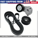 Drive Belt Tensioner Pulley Kit Ford Crown Victoria Lincoln Town Car 06-11 New. Price: $57.05.