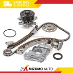 Timing Chain Kit Water Oil Pump Fit 00-08 Chevrolet Toyota Celica Corolla 1ZZFE New. Price: $149.95.