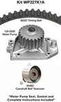 Dayco WP227K1A Engine Timing Belt Kit With Water Pump New. Price: $124.41.