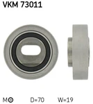 Skf Vkm 73011 Tensioner Pulley, Timing Belt For Honda, Rover Neu. Price: $29.85.