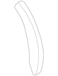 Genuine Mitsubishi Guide Bracket 1141A063 New. Price: $68.79.