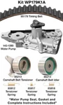 Eng Timing Belt Kit W/water Pmp Dayco WP179K1A New. Price: $154.00.