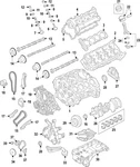 Genuine Nissan Engine Timing Chain Tensioner 13070-EZ40B New. Price: $286.42.