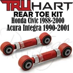 Truhart Rear Toe Arms Kit For 88-00 Honda Civic Crx / 90-01 Acura Integra Red New. Price: $112.49.