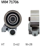 Upper Skf Vkm 71706 Tensioner Pulley, Timing Belt For Toyota Neu. Price: $39.85.