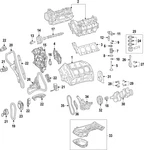 Genuine Mercedes-benz Engine Timing Chain Tensioner 276-050-06-11-64 New. Price: $131.20.