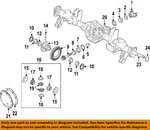 Chrysler Oem 05-10 Commander Housing-axle Shaft O-ring 52114079AA New. Price: $16.00.