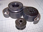 Billet Aluminum Chevy Small Block Long Water Pump Gilmer Style Pulley Kit Black Used. Price: $140.50.