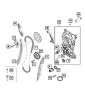 Genuine Mopar Timing Chain Guide 68358677AA New. Price: $17.04.
