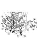 Genuine Mopar Engine Vibration Damper 4694268AB New. Price: $99.37.