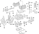 Genuine Mercedes-benz Slide Rail 272-052-10-16 New. Price: $23.76.
