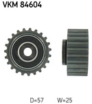 Skf Vkm 84604 Deflection/guide Pulley, Timing Belt For Mazda Neu. Price: $27.09.