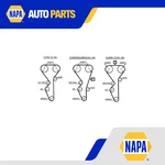Timing Belt 5468XS Gates 081673 081698 9619787480 9620034480 96339230 859715468 New. Price: $46.64.