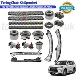 Timing Chain Kit Camshaft Phaser Vvt For Lexus Toyota LX570 Tundra Sequoia 5.7L New. Price: $395.00.