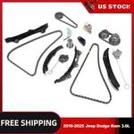 Timing Chain Kit For 2016-2025 Chrysler Dodge Jeep Ram 3.6L V6 220CID 05184352AF New. Price: $128.00.