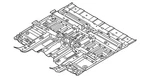 Genuine Nissan Floor Pan Assembly G4300-5MRAA New. Price: $595.05.