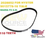 2028852 Hyster Timing Belt (110 Teeth) 9015778-16 Yale With Mazda F2 2.2 CD005 New. Price: $20.50.
