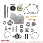 Timing Chain Kit Actuator Gear Oil & Water Pump For 2010-2017 Chevrolet Gmc 2.4 New. Price: $170.19.