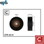 Deflectionguide Pulley Vribbed Belt 22-41 For Seat Alhambra Toledo Inca Ibiza New. Price: $25.32.